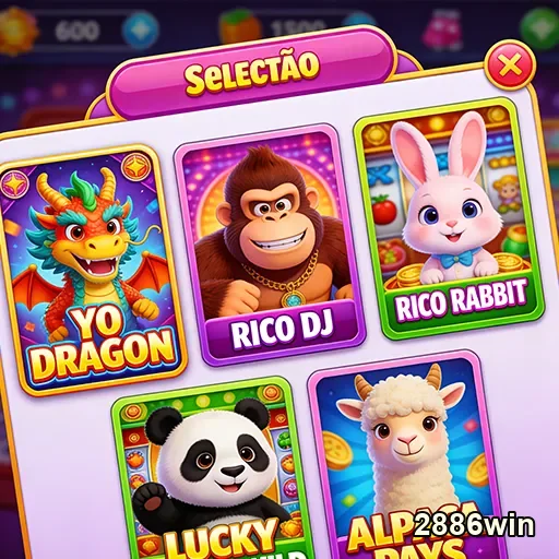 Jogos online emocionantes e acessíveis na 2886win