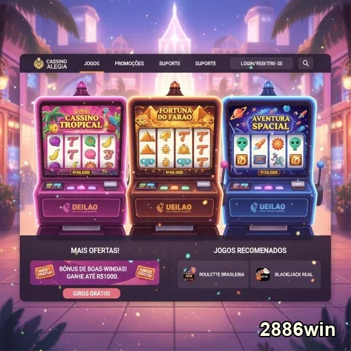 Imagem ilustrativa da plataforma de jogos 2886win